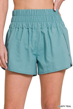 Load image into Gallery viewer, WINDBREAKER SMOCKED WAISTBAND RUNNING SHORTS
