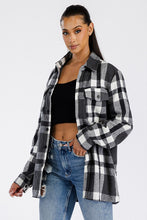 Load image into Gallery viewer, Boyfriend Oversized Soft Flannel Shacket
