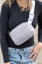 Load image into Gallery viewer, Lola Boucle Sherpa Sling/Belt Bag
