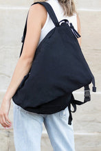 Load image into Gallery viewer, Kai Asymmetric Canvas Backpack
