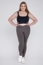 Load image into Gallery viewer, Plus V Waist Full Length Leggings
