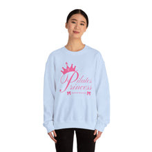 Load image into Gallery viewer, Pilates Princess Crewneck Sweatshirt - Workout Apparel, Gift for Her, Fitness Fashion, Exercise Clothing, Pilates Lover
