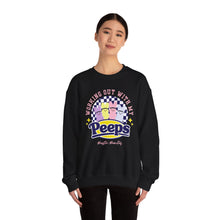 Load image into Gallery viewer, Working Out With My Peeps Crewneck Sweatshirt - Fun &amp; Cozy Fitness Apparel
