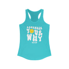 Load image into Gallery viewer, Remember Your Why Racerback Tank
