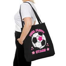 Load image into Gallery viewer, Pink Fluffy Stars Tote Bag
