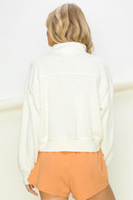 Load image into Gallery viewer, SETTLE DOWN PULLOVER HALF ZIP UP SWEATSHIRT
