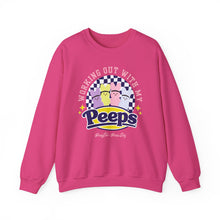 Load image into Gallery viewer, Working Out With My Peeps Crewneck Sweatshirt - Fun &amp; Cozy Fitness Apparel

