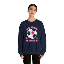 Load image into Gallery viewer, Pink Fluffy Stars Crewneck Sweatshirt
