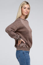 Load image into Gallery viewer, Acid Wash Fleece Oversized Pullover
