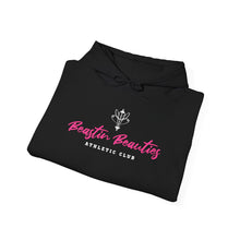 Load image into Gallery viewer, Beastin Beauties Athletic Club Hoodie — Pink Script Fitness Sweatshirt
