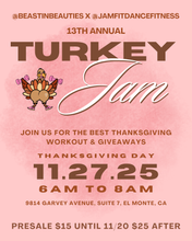 Load image into Gallery viewer, Turkey Jam 2 hr Thanksgiving Morning Workout
