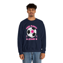 Load image into Gallery viewer, Pink Fluffy Stars Crewneck Sweatshirt
