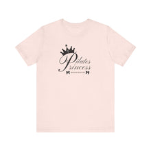 Load image into Gallery viewer, Pilates Princess Tee, Cute Workout Shirt, Gifts for Fitness Lovers, Unisex Short Sleeve Top, Activewear for Women
