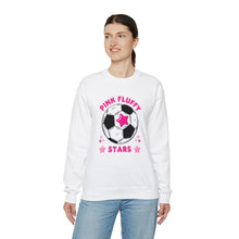 Load image into Gallery viewer, Pink Fluffy Stars Crewneck Sweatshirt
