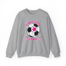 Load image into Gallery viewer, Pink Fluffy Stars Crewneck Sweatshirt
