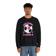 Load image into Gallery viewer, Pink Fluffy Stars Crewneck Sweatshirt
