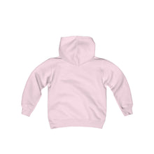 Load image into Gallery viewer, Pink Fluffy Stars Youth Hooded Sweatshirt
