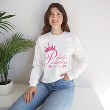 Load image into Gallery viewer, Pilates Princess Crewneck Sweatshirt - Workout Apparel, Gift for Her, Fitness Fashion, Exercise Clothing, Pilates Lover
