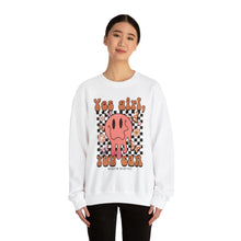 Load image into Gallery viewer, Yes Girl You Can Crewneck Sweatshirt
