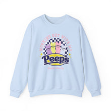 Load image into Gallery viewer, Working Out With My Peeps Crewneck Sweatshirt - Fun &amp; Cozy Fitness Apparel

