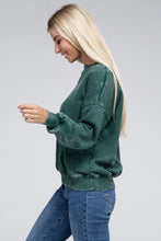 Load image into Gallery viewer, Acid Wash Fleece Oversized Pullover
