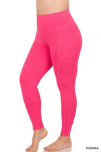Load image into Gallery viewer, PLUS BETTER COTTON WIDE WAISTBAND POCKET LEGGINGS
