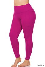 Load image into Gallery viewer, PLUS BETTER COTTON WIDE WAISTBAND POCKET LEGGINGS

