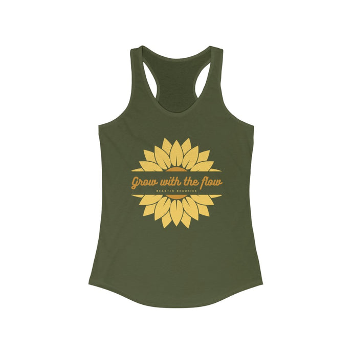 Grow with the flow Racerback Tank