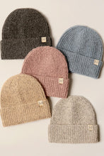 Load image into Gallery viewer, Soft Basic Ribbed Knit Cuff Beanie Hat
