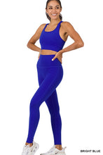 Load image into Gallery viewer, ATHLETIC RACERBACK TANK TOP &amp; LEGGINGS SET
