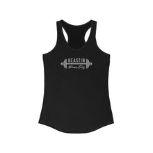 Load image into Gallery viewer, Gray Barbell Logo Racerback Tank
