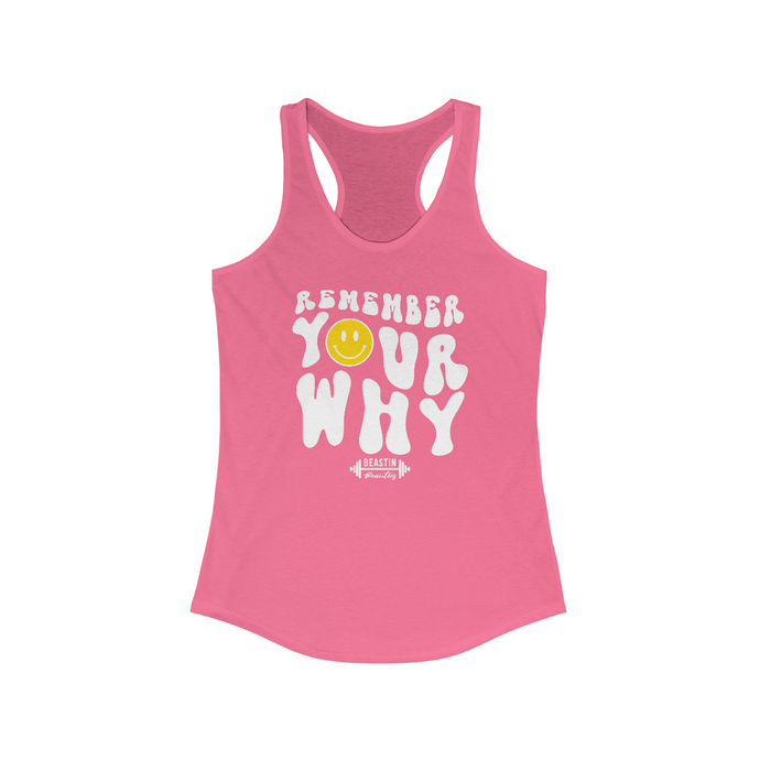 Remember Your Why Racerback Tank
