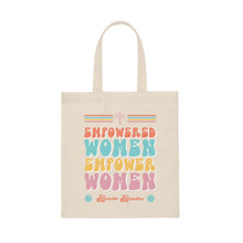 Load image into Gallery viewer, Empowered Women Canvas Tote Bag
