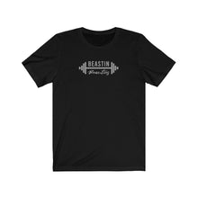 Load image into Gallery viewer, Gray Barbell BB Logo Tee
