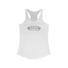 Load image into Gallery viewer, Gray Barbell Logo Racerback Tank
