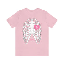 Load image into Gallery viewer, BB Skeleton Heart Short Sleeve Tee
