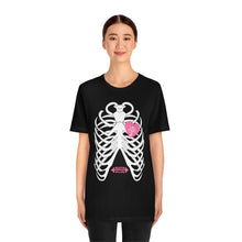 Load image into Gallery viewer, BB Skeleton Heart Short Sleeve Tee
