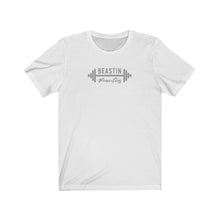 Load image into Gallery viewer, Gray Barbell BB Logo Tee
