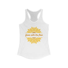 Load image into Gallery viewer, Grow with the flow Racerback Tank
