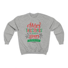 Load image into Gallery viewer, Merry Thiccmas Crewneck Sweatshirt
