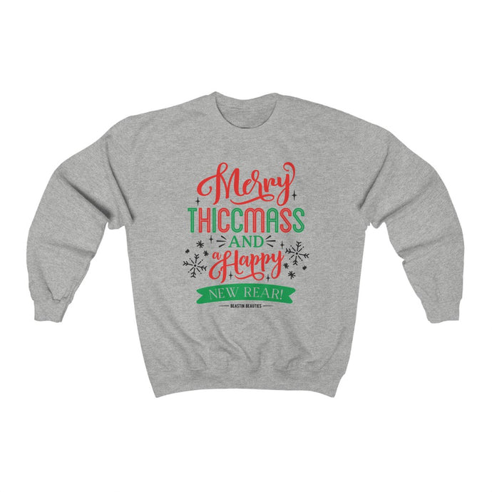 Merry Thiccmas Crewneck Sweatshirt