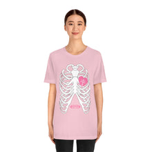 Load image into Gallery viewer, BB Skeleton Heart Short Sleeve Tee
