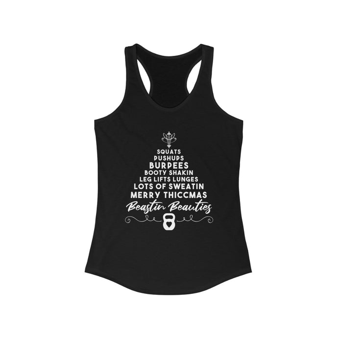 BB Christmas Tree Racerback Tank