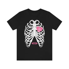 Load image into Gallery viewer, BB Skeleton Heart Short Sleeve Tee
