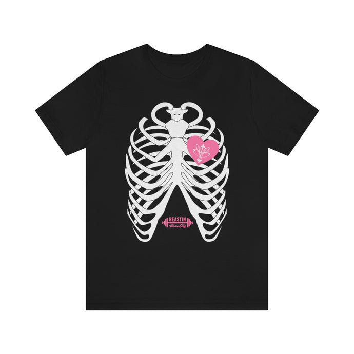 BB Skeleton Heart Short Sleeve Tee
