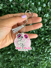 Load image into Gallery viewer, BB Strong Acrylic Keychain
