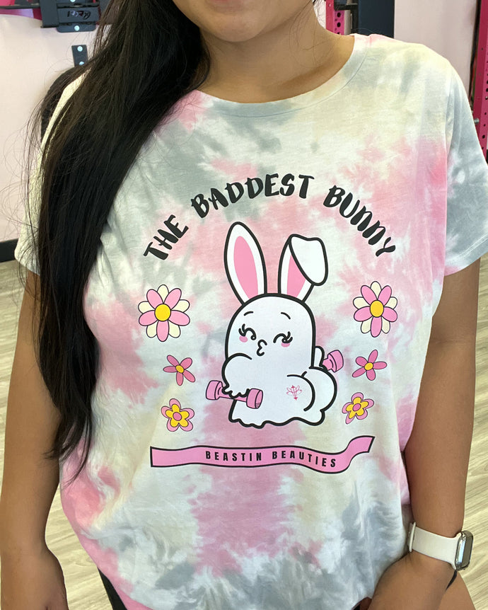 Baddest Bunny Tie-Dye Tee