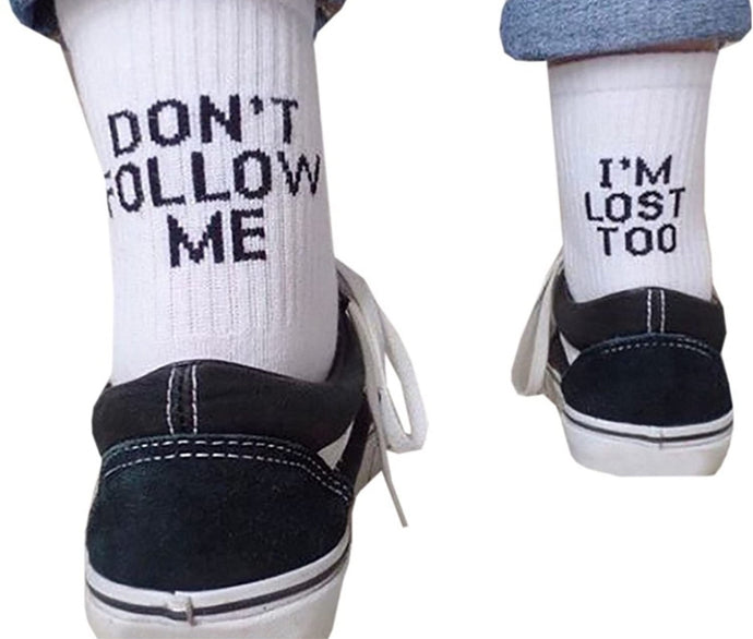 Don’t follow me Socks