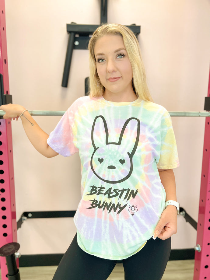 Beastin Bunny Rainbow Tee